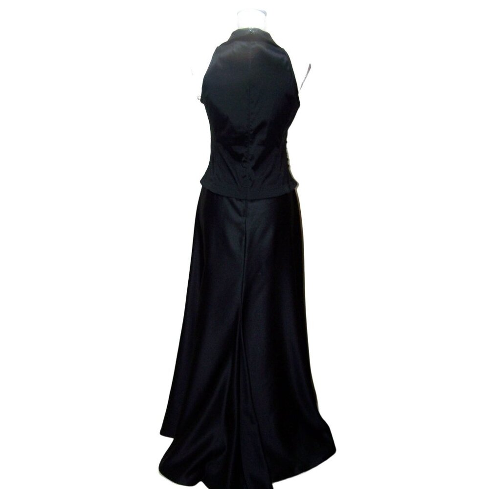 Tadashi Gown Dress Formal Black Tie 8 Petite Sleeveless Party NWT - Picture 4 of 10